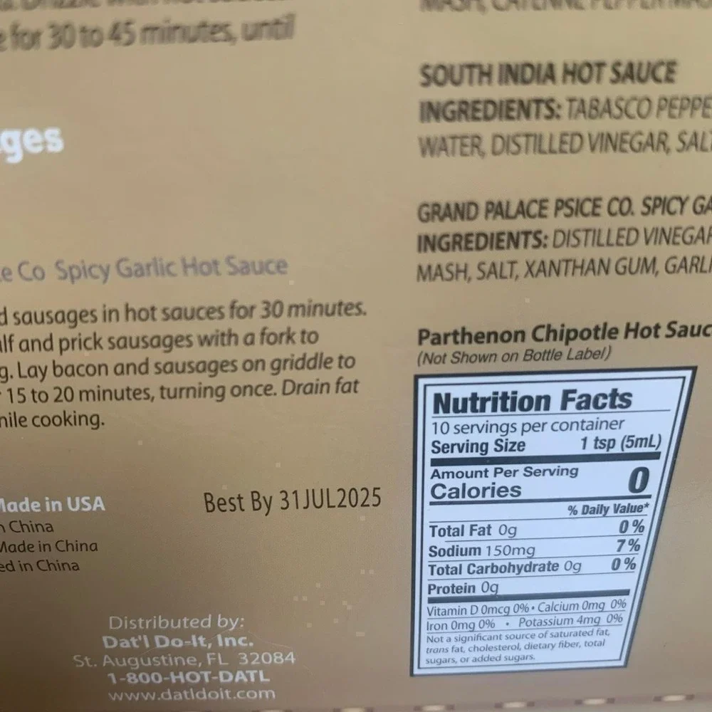 N/A hot sauce